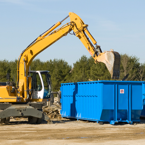 can i choose the location where the residential dumpster will be placed in Comptche California